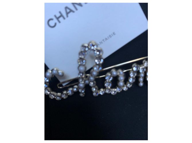 Cambon Chanel Pasador Hardware de plata - vista 5