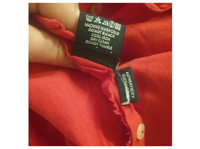 Versace Sport camicia rossa vintage Rosso - vista 4