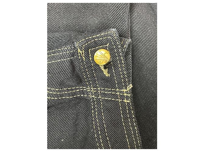 Giacca in denim Versace Couture nera e oro Nero D'oro - vista 4