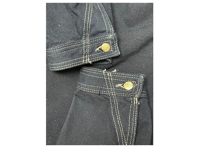 Giacca in denim Versace Couture nera e oro Nero D'oro - vista 5
