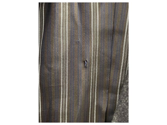 Chaqueta Kenzo Parade bordada de lana marrón gris S Castaño - vista 9