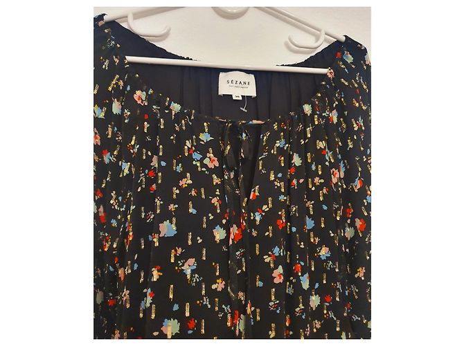 Blusa de seda SéZane Multicolor - vista 3