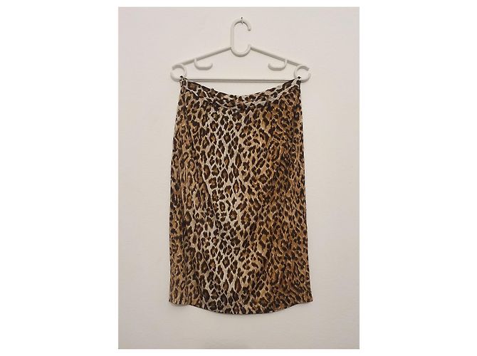 Falda midi Marc Cain estampado de leopardo Multicolor - vista 2