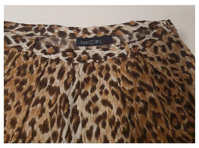 Falda midi Marc Cain estampado de leopardo Multicolor - vista 3