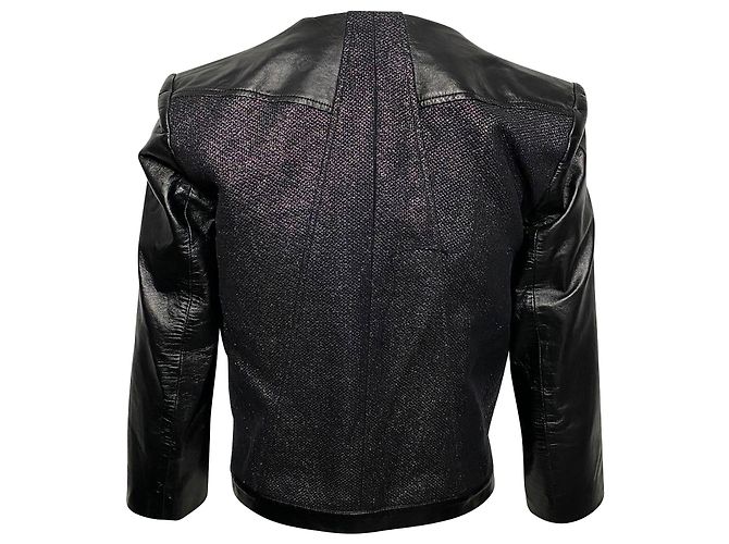 Giacca Helmut Lang Shy in cotone nero - vista 2