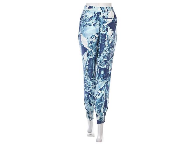Closed Silk Pants Blue Multi Color Size M Multiple colors - view 2