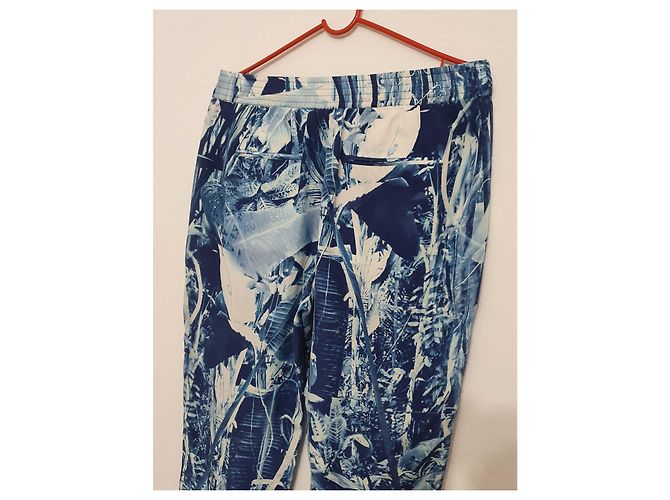 Closed Silk Pants Blue Multi Color Size M Multiple colors - view 5