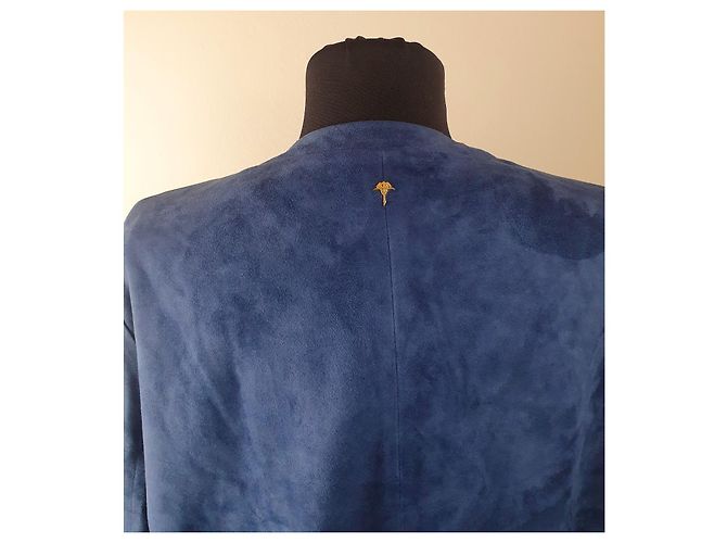 Joop! Lederjacke Blau Größe 44 - Ansicht 5