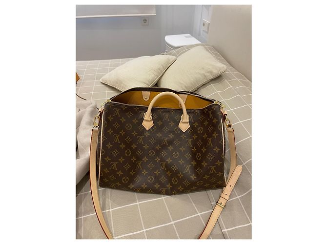 Louis Vuitton Speedy Banloliere Heritage Beige - vista 3
