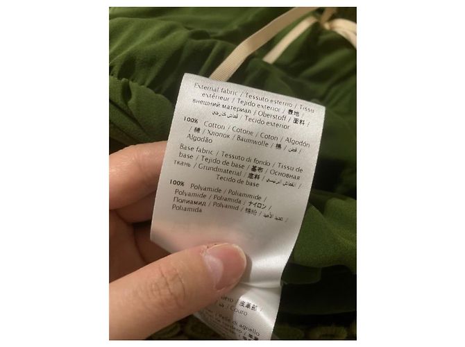 Valentino Leaf Spitzenkleid Grün - Ansicht 4