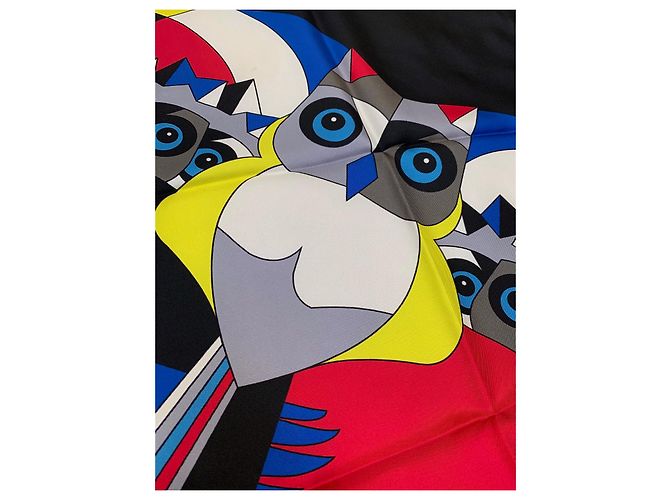 Lancel Seidenschal blau 90 cm - Ansicht 4