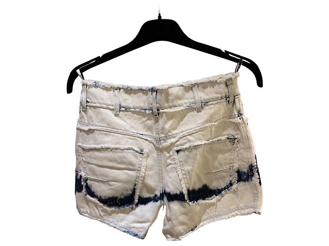 Shorts Dior Donna Denim Blu - vista 3