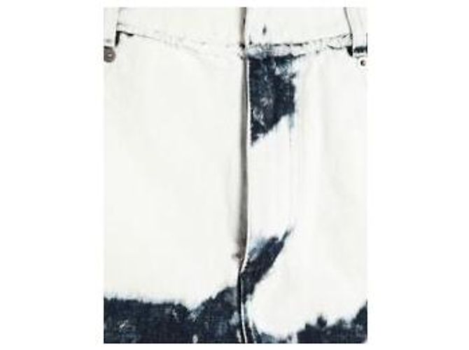 Shorts Dior Donna Denim Blu - vista 7