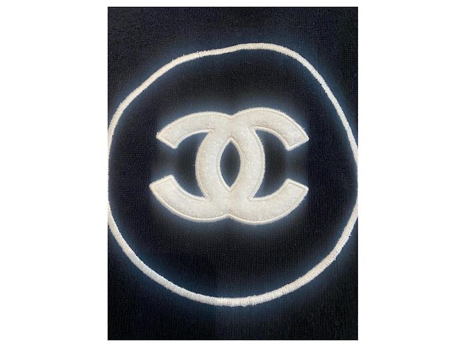 Chanel Lenços Preto Branco - vista 2