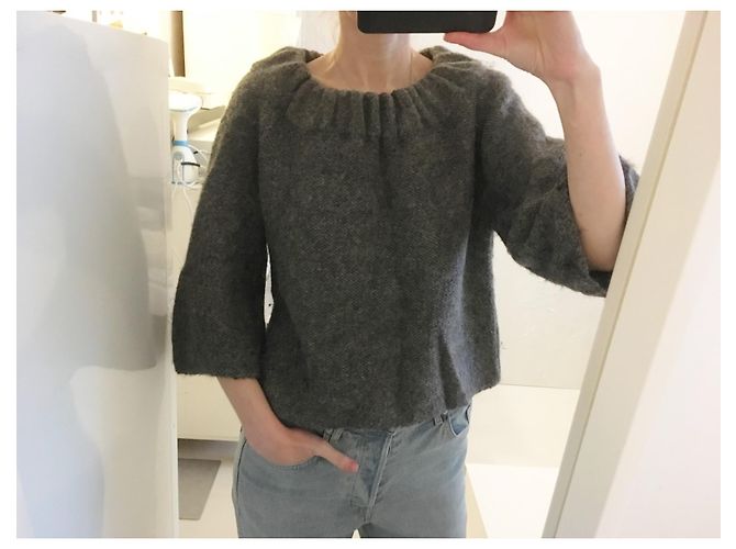 Ba&Sh 70% Wolle 30% Alpaka. Size 1. In einwandfreiem neuwertigem Zustand. Grau Anthrazitgrau - Ansicht 5