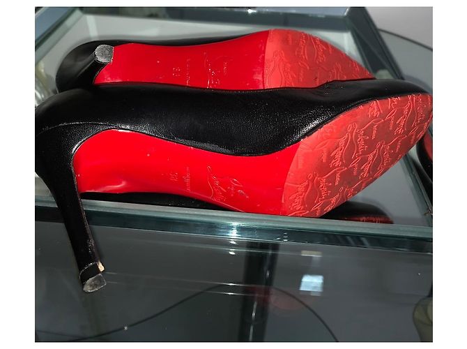 Décolleté Christian Louboutin in pelle nera 38 - vista 6