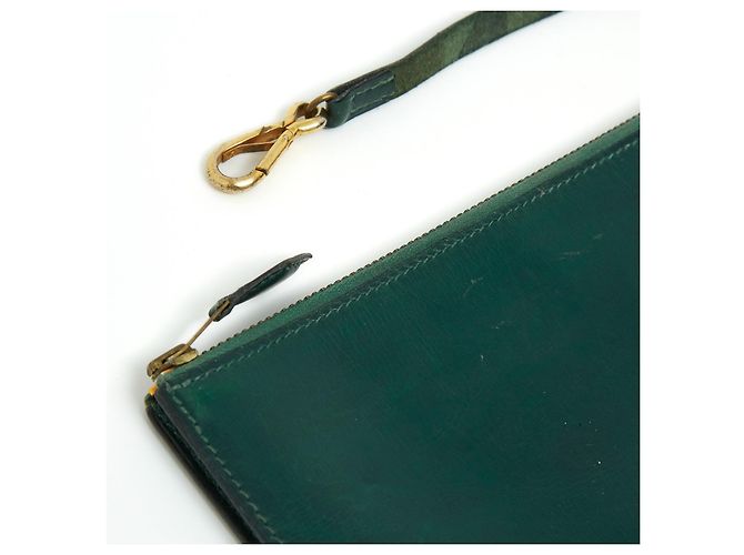 Hermès TASCA VERDE SCURO CON ANELLO - vista 2