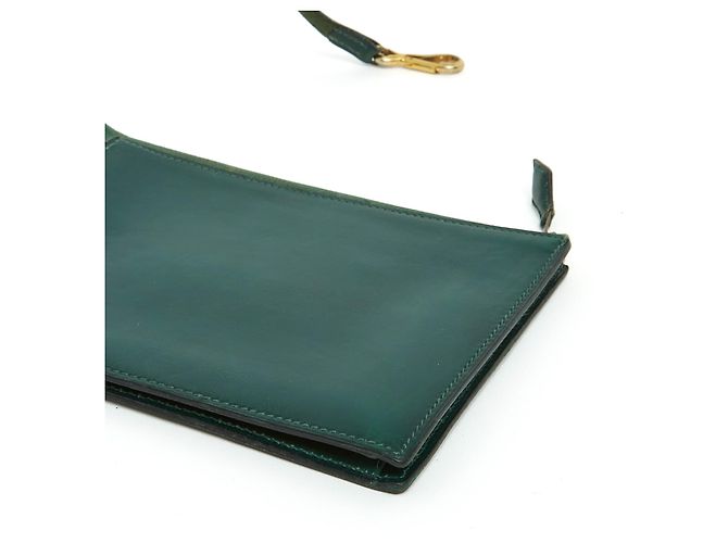 Hermès TASCA VERDE SCURO CON ANELLO - vista 3