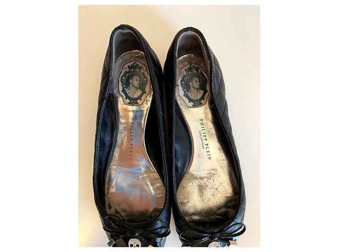 Philipp Plein Ballerine/flat. Nero - vista 3