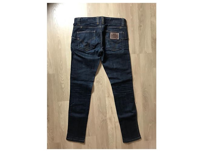 Dolce & Gabbana Jeans Slim Blu Uomo - vista 2