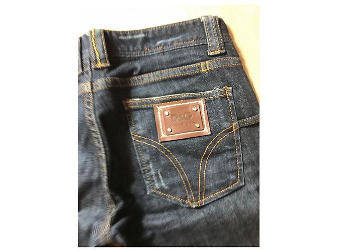 Dolce & Gabbana Jeans Slim Blu Uomo - vista 4