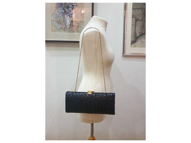 Vintage Rodo borsa tracolla nera Nero - vista 3