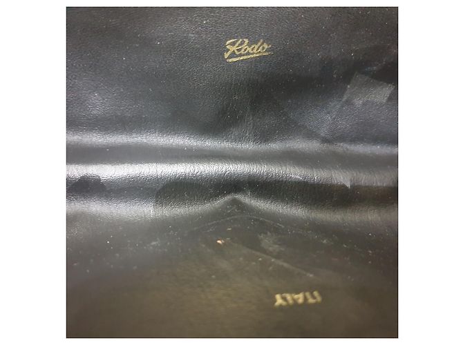 Vintage Rodo borsa tracolla nera Nero - vista 7