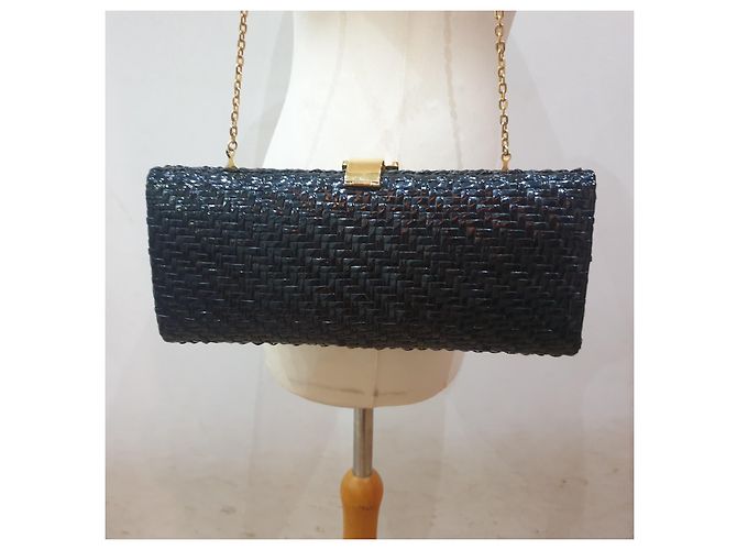 Vintage Rodo borsa tracolla nera Nero - vista 8
