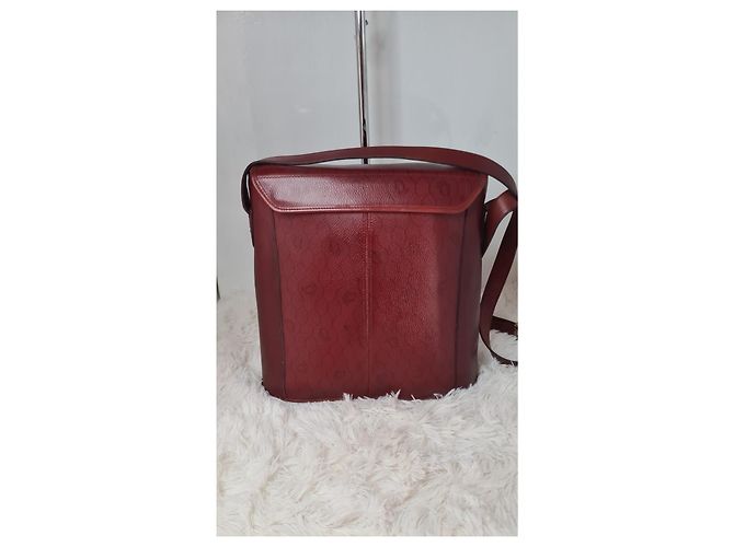 Borsa a secchiello Dior pelle rosso bordeaux Bordò - vista 2
