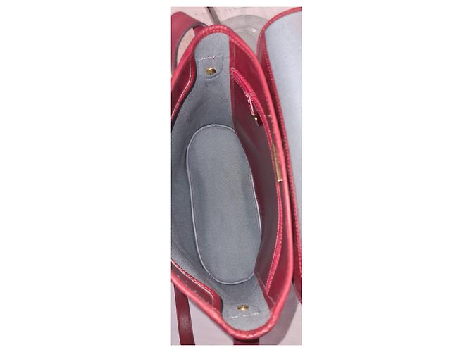 Borsa a secchiello Dior pelle rosso bordeaux Bordò - vista 5