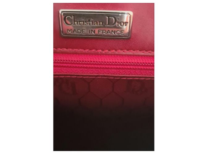 Borsa a secchiello Dior pelle rosso bordeaux Bordò - vista 6