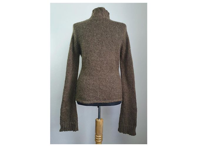 Essentiel Antwerp Cardigan in Grün Mohair - Ansicht 4
