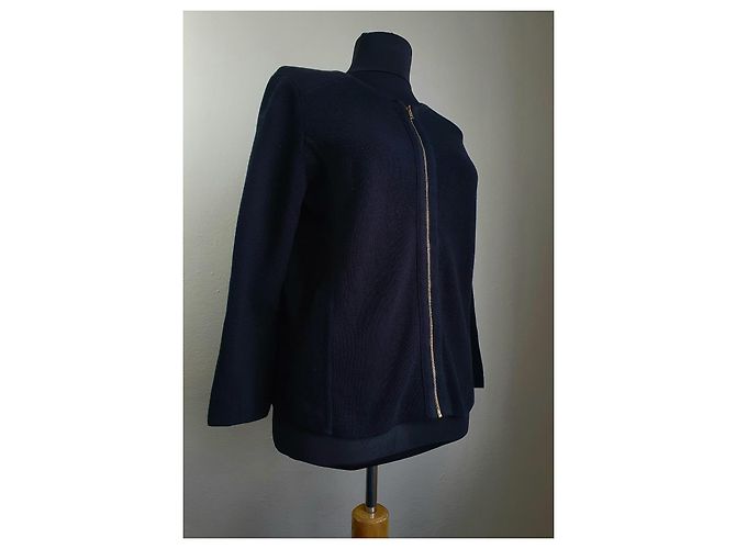 Filippa K Strickjacke Schwarz Baumwolle Viscose M - Ansicht 2