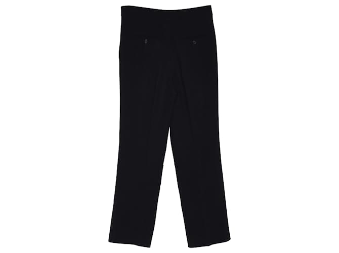 Prada Gerade Hose aus schwarzem Polyester - Ansicht 2