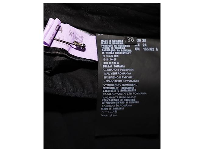 Prada Gerade Hose aus schwarzem Polyester - Ansicht 3