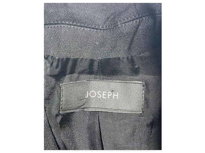 Joseph Rüschenmantel aus schwarzer Wolle - Ansicht 4