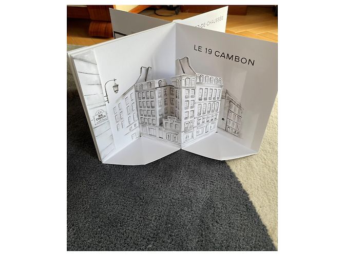 Chanel Modelo 3D 19 Cambon Blanco - vista 6