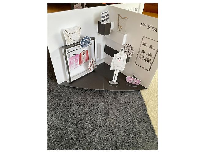 Chanel Modelo 3D 19 Cambon Blanco - vista 8