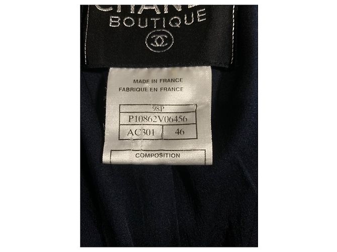 Chanel vintage 1998 Giacca Blazer Blu Navy Primavera/Estate - vista 7