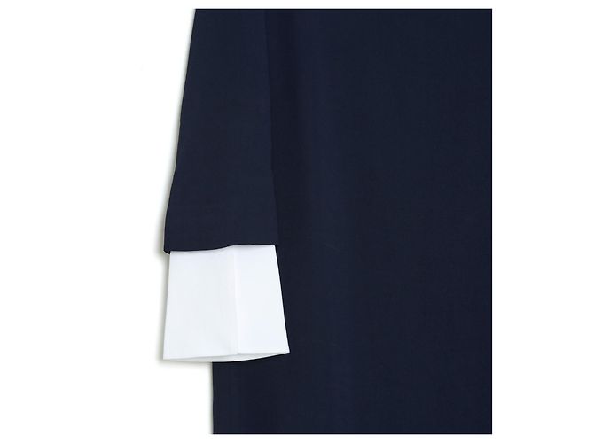 Abito The Row in jersey di viscosa blu navy M/L - vista 2