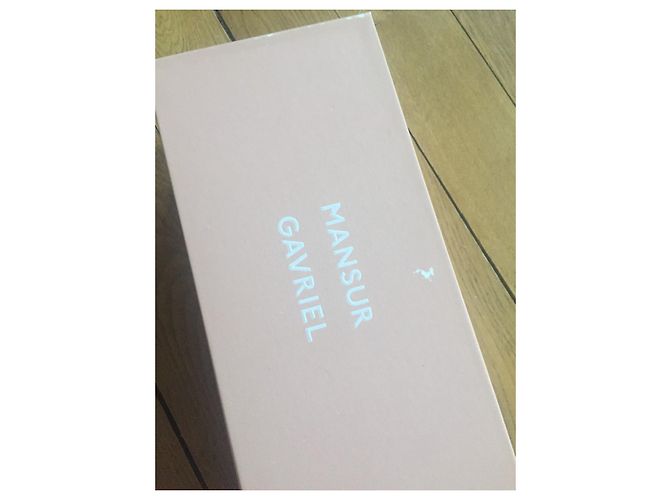 Mansur Gavriel Chaussures Lace Ups en Cuir d'Agneau Rose Taille 36 - vue 3
