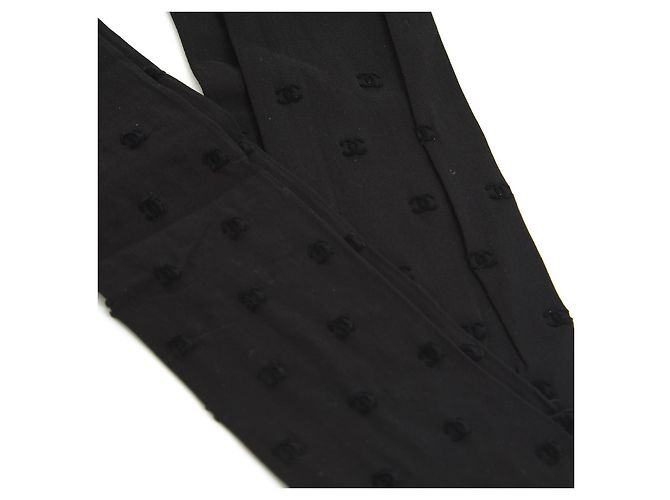 Chanel MALLAS NEGRAS CON PUNTOS CC M NUEVO Negro - vista 2