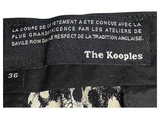 Completo pantalone leopardato The Kooples in cotone multicolore Stampa python - vista 10