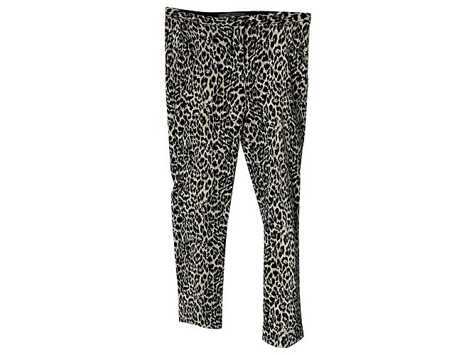 Completo pantalone leopardato The Kooples in cotone multicolore Stampa python - vista 2