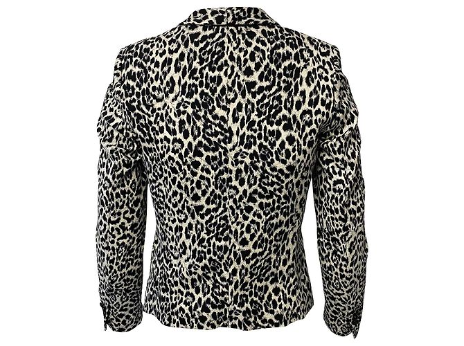 Completo pantalone leopardato The Kooples in cotone multicolore Stampa python - vista 3