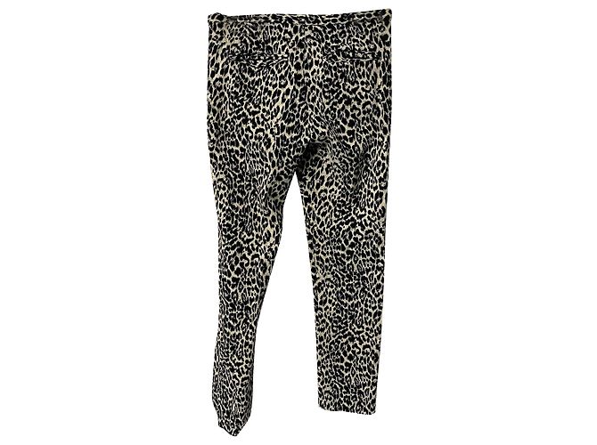 Completo pantalone leopardato The Kooples in cotone multicolore Stampa python - vista 4