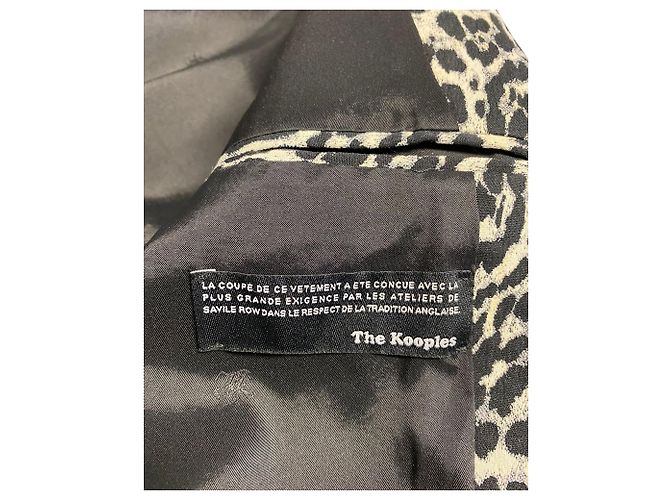 Completo pantalone leopardato The Kooples in cotone multicolore Stampa python - vista 5