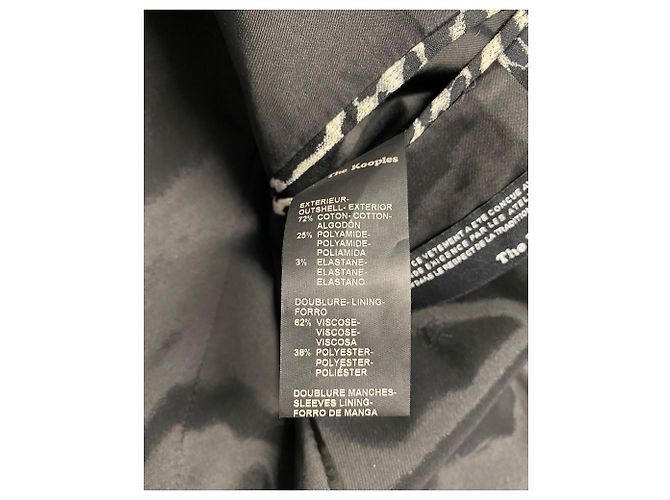 Completo pantalone leopardato The Kooples in cotone multicolore Stampa python - vista 6