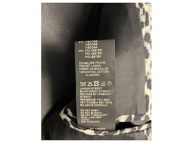 Completo pantalone leopardato The Kooples in cotone multicolore Stampa python - vista 7