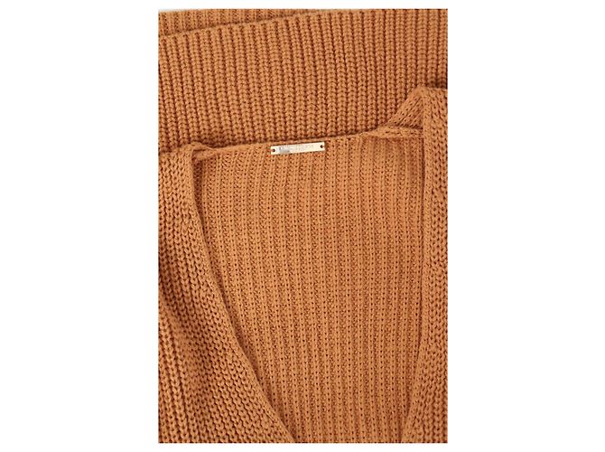 Autre Marque Jersey Caroline Constas marrón algodón lana Castaño - vista 3